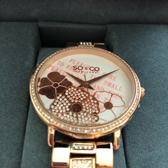 SO&CO Madison Stainless Rose Gold Watch - Picture 2 of 8
